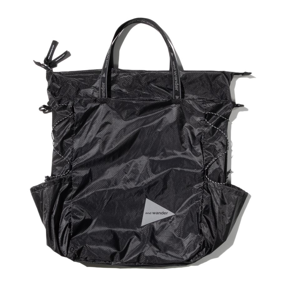 and wander アンドワンダー シルトートバッグ 【25リットル