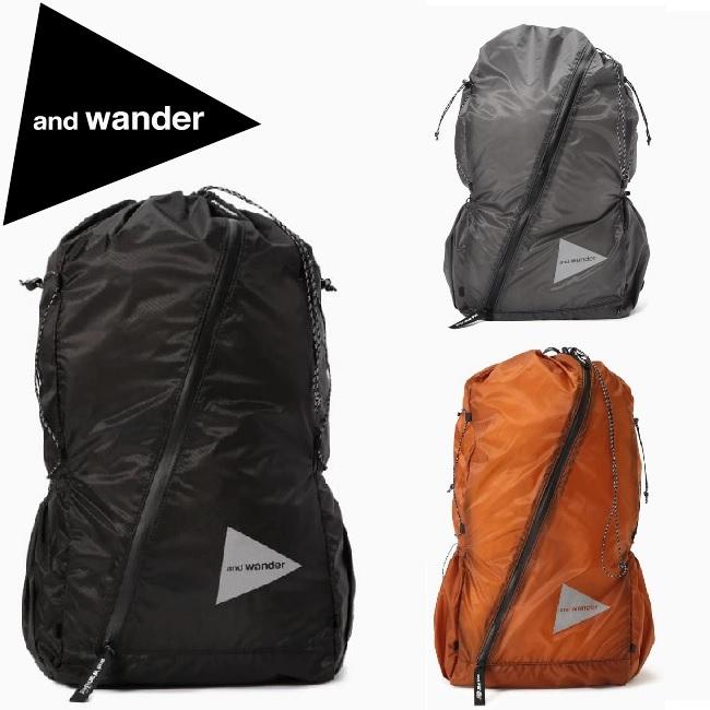 and wander（アンドワンダー） シルデイバッグ 【18リットル】 and 