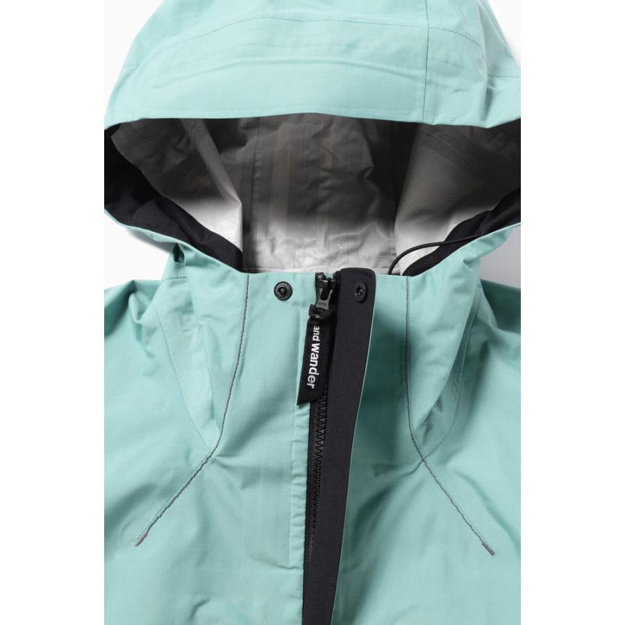 and wander（アンドワンダー） ジャケット 2.5L hiker rain jacket