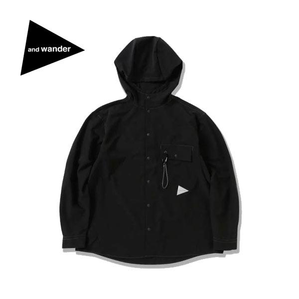and wander（アンドワンダー） ジャケット dry breathable hoodie