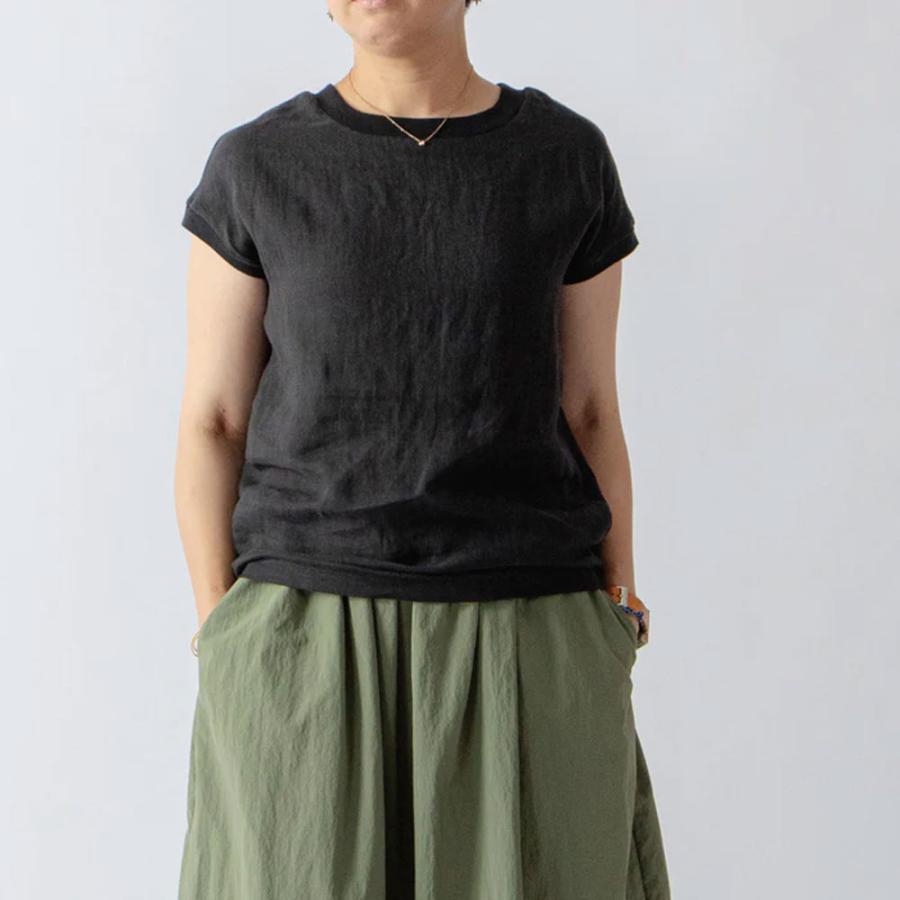 DELICIOUS（デリシャス） トップス LINEN French Sleeve レディース 