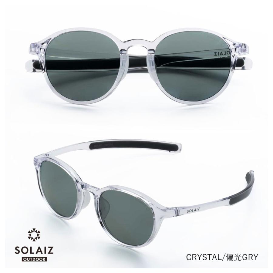SOLAIZ 偏光サングラス SLD-002 OUTDOOR SMOKEGRAY ソライズ 偏光サングラス SLD-002 OUTDOOR レディース SOLAIZ : グッド