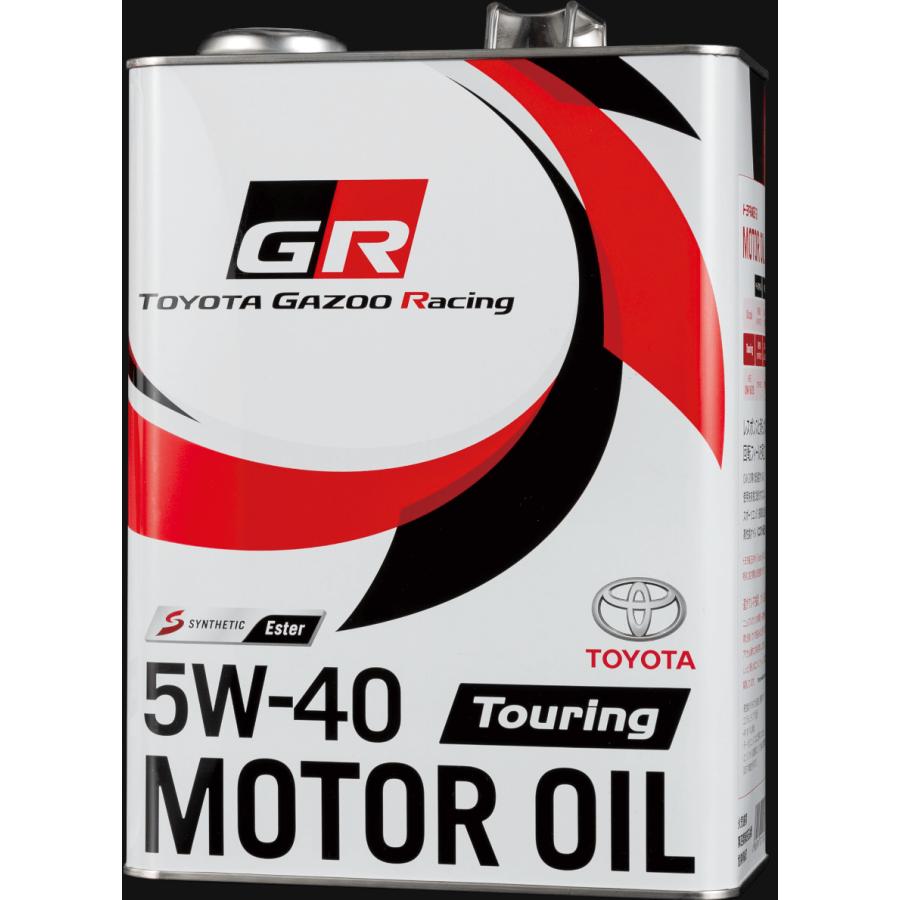 GAZOO Racing公式 トヨタGRオイル Touring 5W-40 4L / GR TOYOTA GAZOO