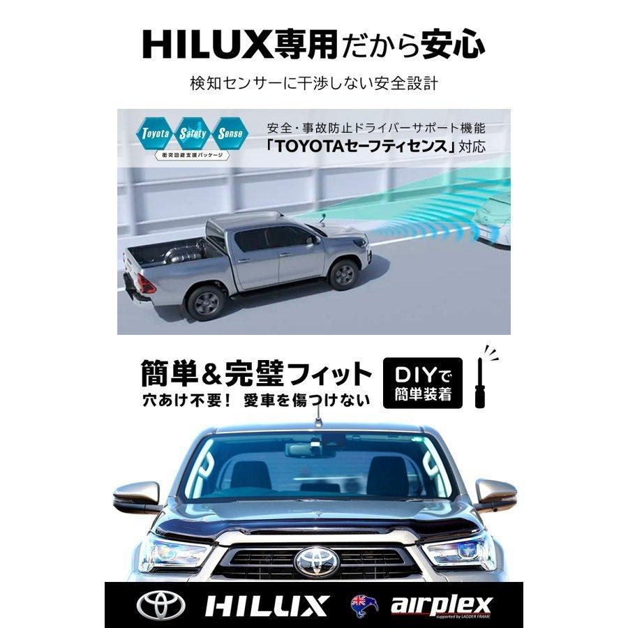 airplex バグガード (スモーク) ハイラックス GUN125 後期用 airplex バグガード (スモーク) ハイラックス GUN125 後期用