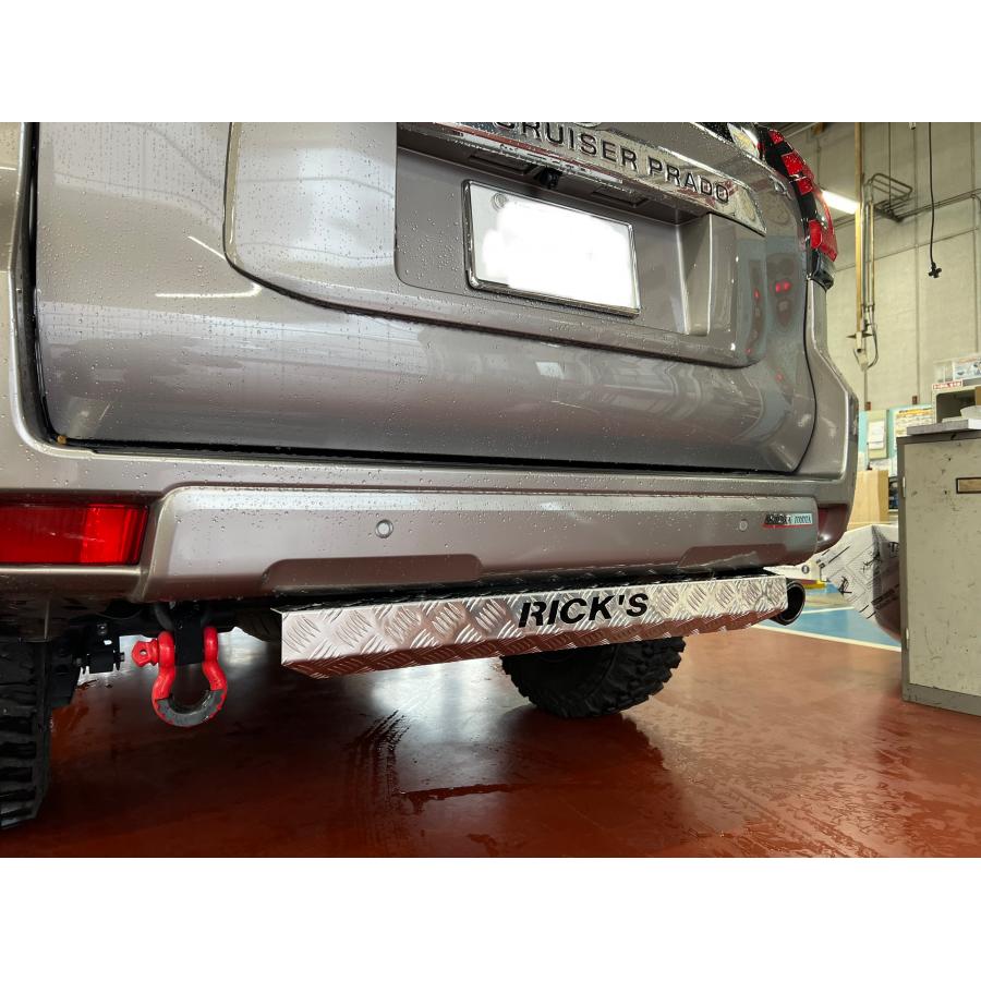 RICK'S リヤスキッドプレート アルミ製 (素地) ランクルプラド RICK'S リヤスキッドプレート アルミ製 (素地) ランクルプラド