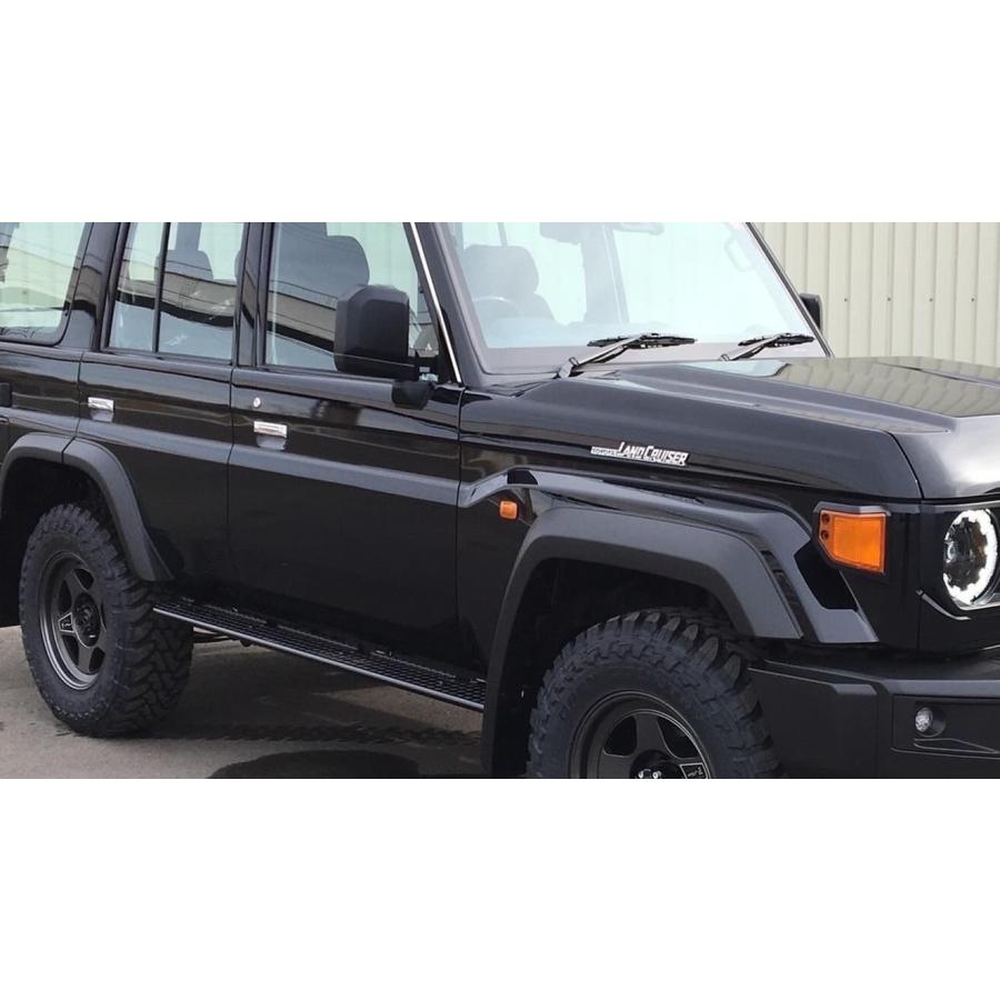 RICK'S サイドステップ ランドクルーザー70用 GRJ76K GDJ76W RICK'S サイドステップ ランドクルーザー70用 GRJ76K GDJ76W
