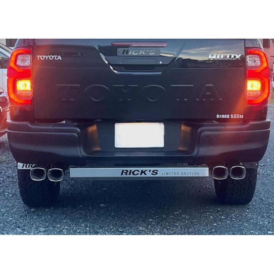 RICK'S リヤスキッドプレート ステンレス製 LTDバージョン RICK'S リヤスキッドプレート ステンレス製 LTDバージョン