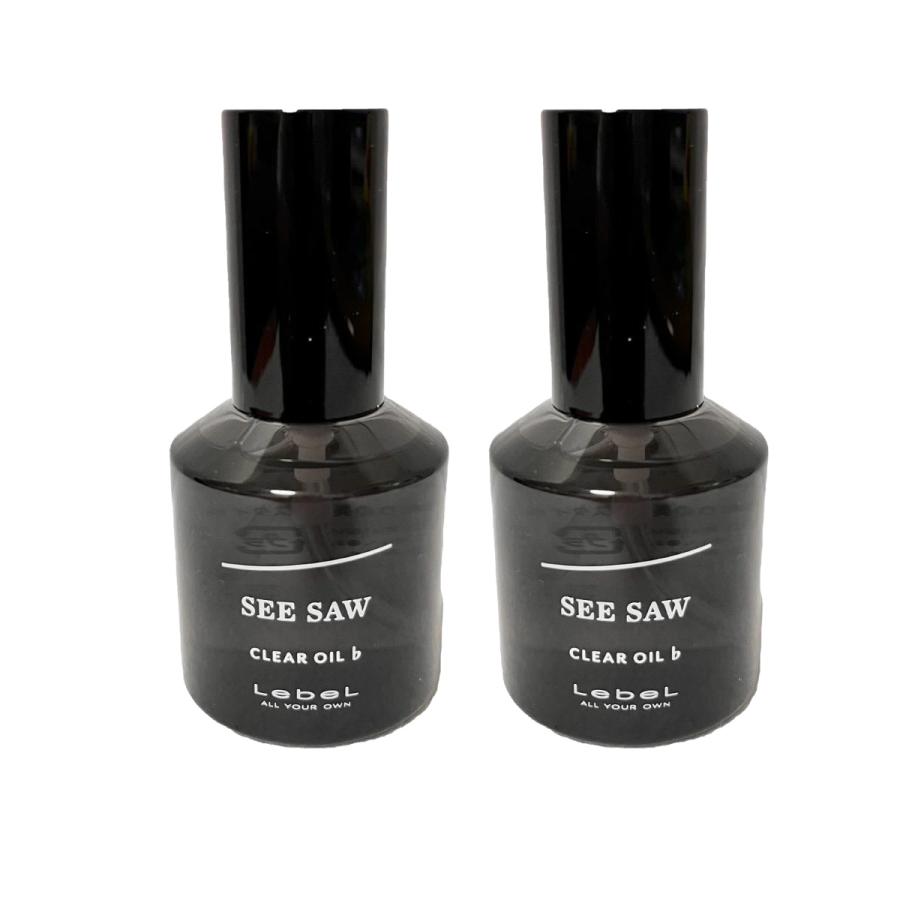 SEE SAWクリアオイルフラット80ml2個セット 2個セット】ルベル SEE/SAW シーソー クリアオイルフラット 80mL