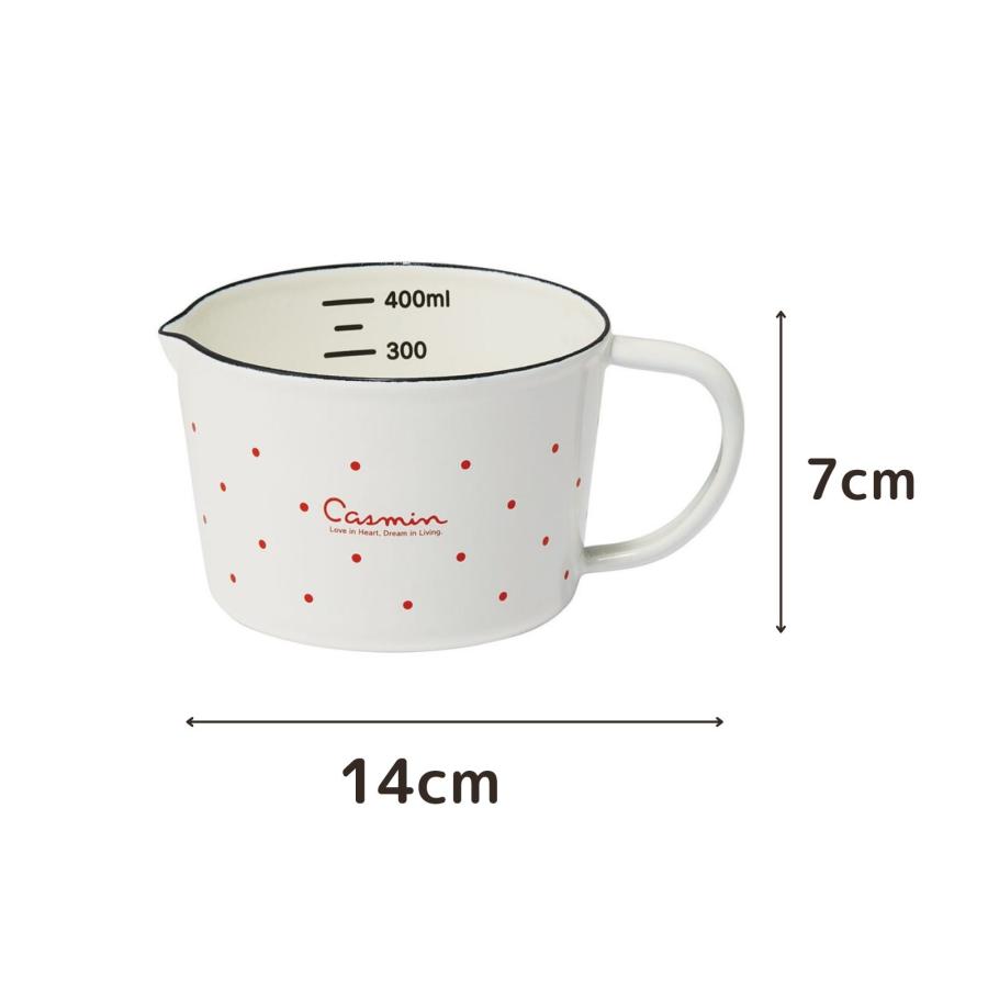 計量カップ スケーター ホーロー メジャーカップ 450ml キャスミン