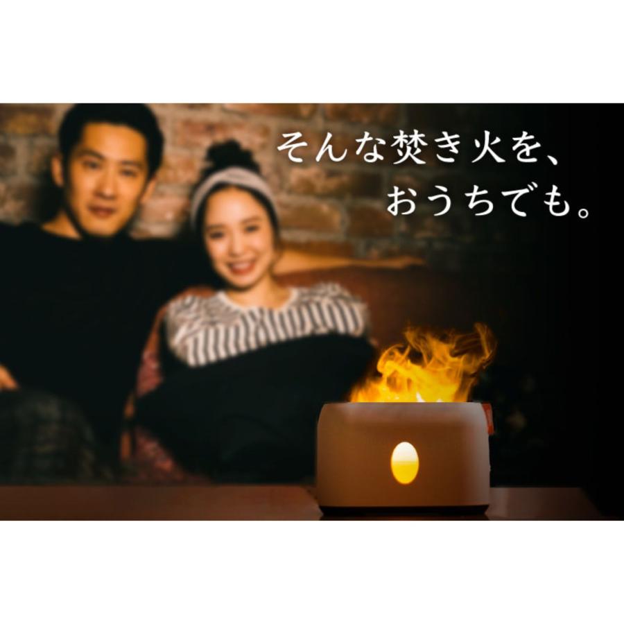 加湿器 THANKO サンコー 揺れる炎をおうちで楽しむ「ミスト で TAKIBI