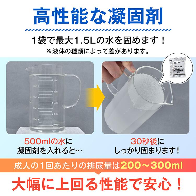 簡易トイレ 非常用トイレセット 凝固剤 20回分 消臭 抗菌 汚物袋 防臭