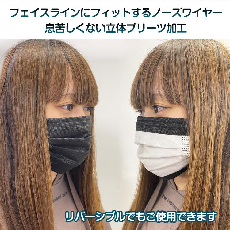 訳あり マスク 100枚入り 使い捨て 不織布 カラー 99%カット 大人用