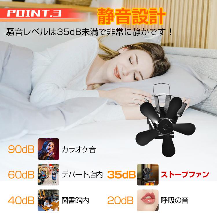 煙突用ストーブファン ストーブ エコファン キャンプ 煙突