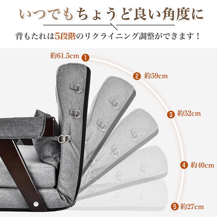 座椅子 ソファ 一人掛け ソファーベッド 肘掛け コンパクト 3WAY