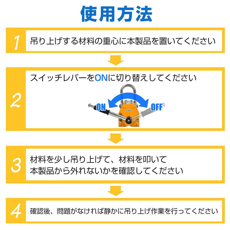 永久磁石 リフティング マグネット リフマグ 1000kg 鉄板吊上げ 永久磁石 リフティング マグネット リフマグ 1000kg 鉄板吊上げ