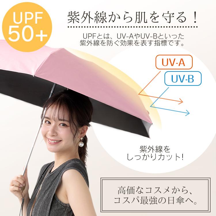 (超軽量・コンパクト設計)日傘 折りたたみ傘 UVカット UPF50+ 6本骨 晴雨兼用 軽量 日差し傘 雨傘 丈夫 レディース メンズ 遮熱 遮光 防水 撥水 紫外線カット｜kt-zkshop｜09