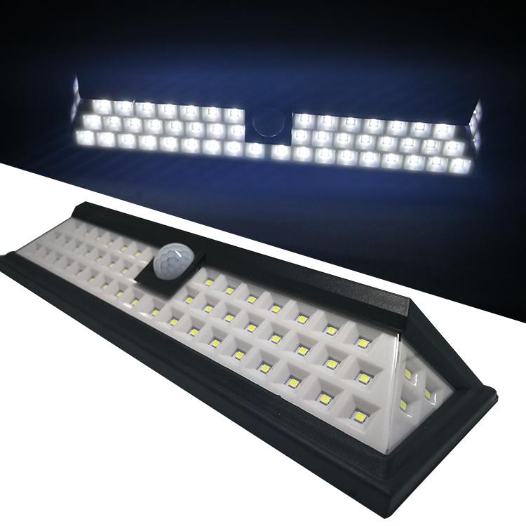 センサーライト 屋外 54LED 防水 ソーラーライト ガーデンライト 人感