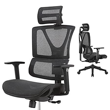 上質で快適 Mesh Computer Chair Office Ergonomic Desk Ergonomic Chiar Room Living Chair オフィス、ワークチェア