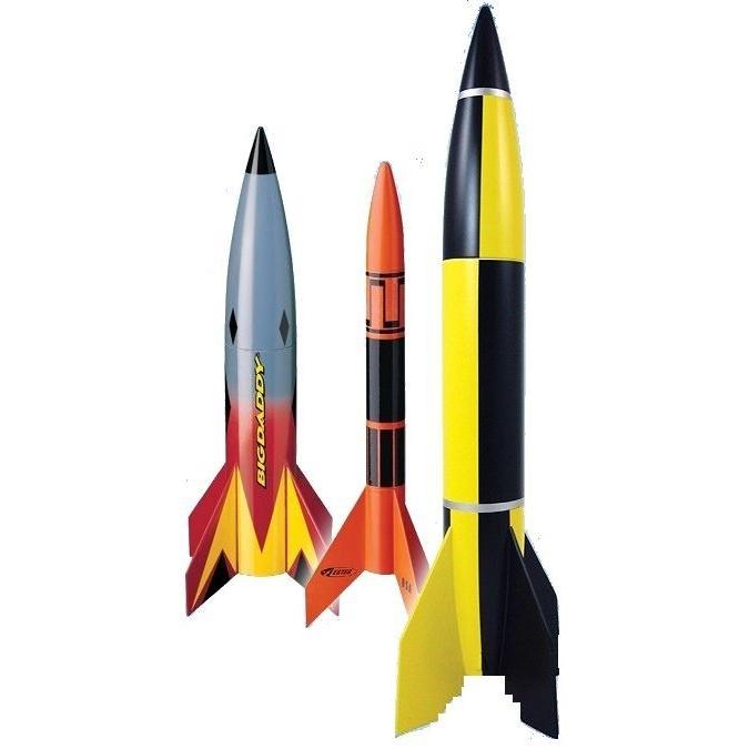 C6-5型モデルロケットエンジン/モーターx3、JARシール付き