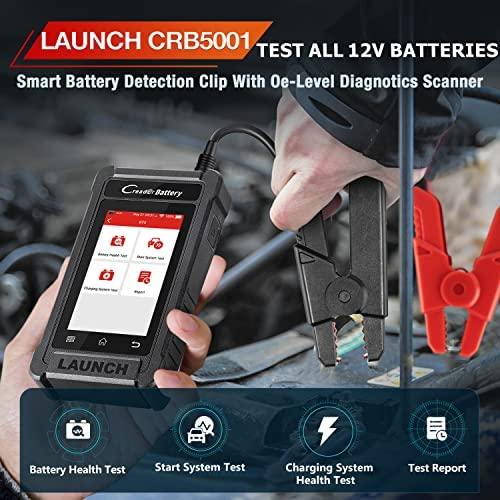 LAUNCH CRB5001 OBD2 Scanner, 3in1 Code Reader Battery Tester for 12V