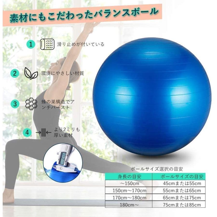市場 バランスボール ピラティスボール フィットネスボール 65cm