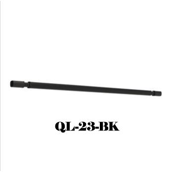 室内物干し 川口技研 QL-23-BK + SPC-BK ブラック 3本セット 天井吊り 省スペース ロングタイプの画像