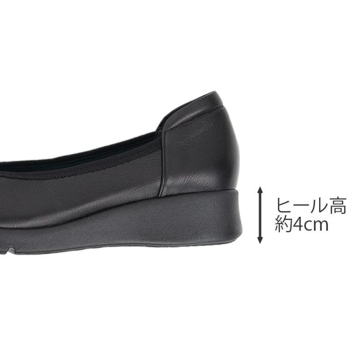 Vカットパンプス 4E ミスキョウコ 106232【送料無料】長時間歩行 履き口ゴム かかとクッション 足に優しい 幅広 レディース シューズ 靴 日本製 MissKyouko | M.&KYOKO | 06