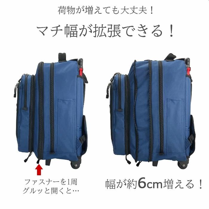 キャリーバッグ キャリー付きリュック 15152 【送料無料 SALE】 キャスター付き 軽量 大きめ 大容量 たくさん 2way 3way ソフト 27L 旅行 買い物 ショッピング | GULLWING | 04