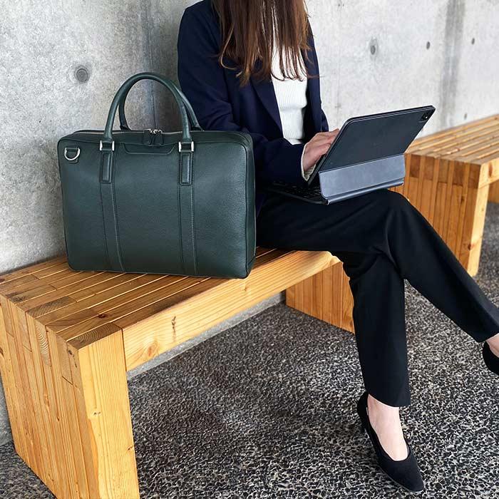 牛革 レザー ブリーフケース ビジネスバッグ 26713 【送料無料 SALE】 bag 鞄 かばん メンズ B4サイズ対応 タブレット収納 横 横型 ビジネス カジュアル 2WAY | HAMILTON Grandeur | 04