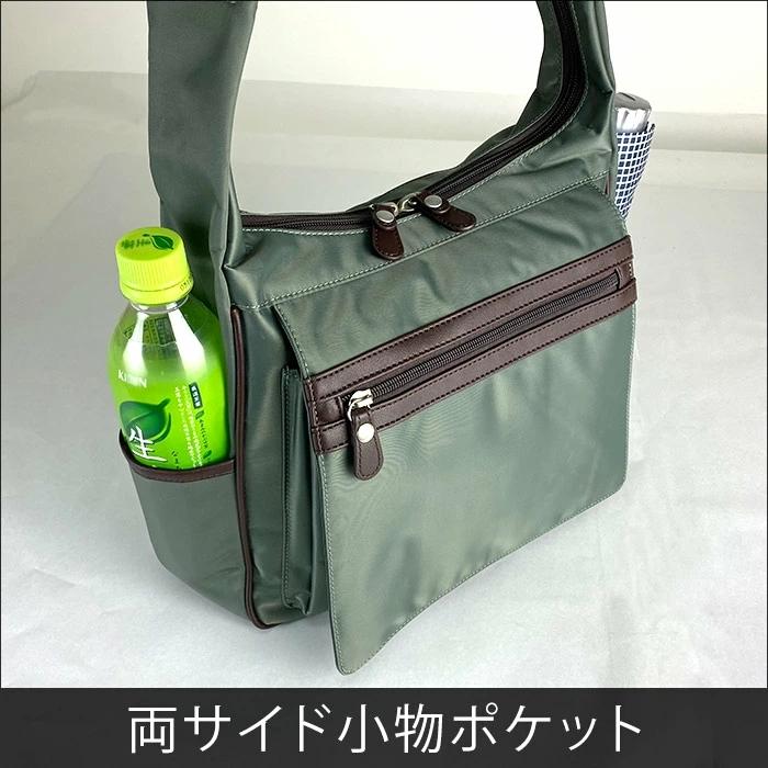ショルダーバッグ 33761 【北海道も送料無料 SALE】 bag カジュアルバッグ メンズ B5 ナイロン 軽量 街持ち 旅行 黒 カーキ 紺 ブレザークラブ BLAZER CLUB | BLAZER CLUB | 06