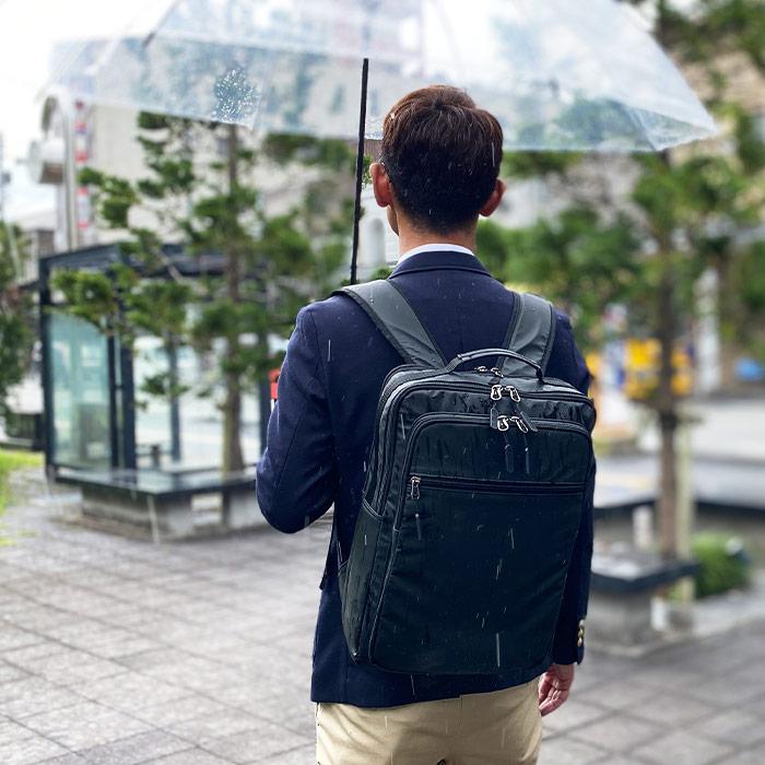 ビジネスリュック ビジネスバッグ 42590 【北海道も送料無料 SALE】 かばん 鞄 bag ブラック black 黒色 リュックサック メンズ B4ファイル 軽量 軽い 撥水 ２層 | BLAZER CLUB | 05