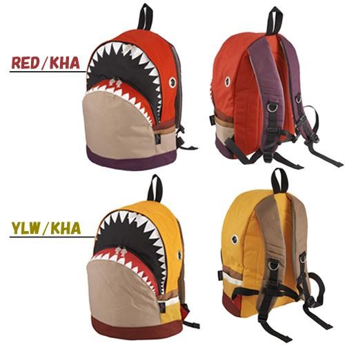 シャークバックパック Lコンビカラー SK-301 / SK301 レッド イエロー
