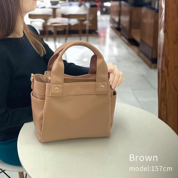 ミニトートバッグ レディース 53443 【送料無料 SALE】 bag かばん 鞄 軽量 軽い A5ファイル対応 ポケット多い 多収納 ショルダーバッグ VALENTINO VISCANI gift | VALENTINO VISCANI | 06