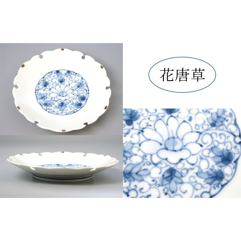 有田焼 雪輪5寸銘々皿 【5,000円以上送料無料】 伯父山窯 丸皿 お皿 和