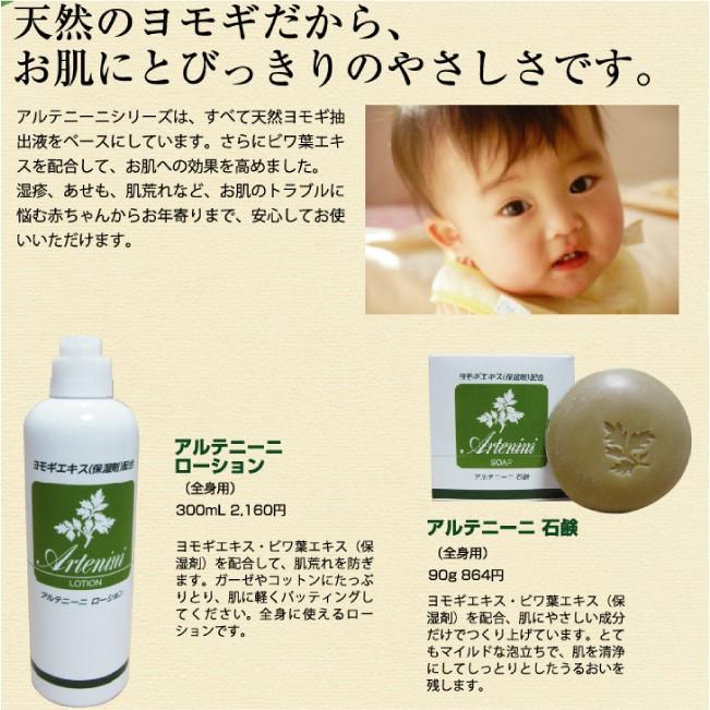 アルテニーニローション 300ml お得な送料無料２本セット 【日本製】 SALE 保湿剤 蓬 ヨモギエキス 化粧水 全身用 美容 コスメ ARTENINI LOTION | ブランド登録なし | 01
