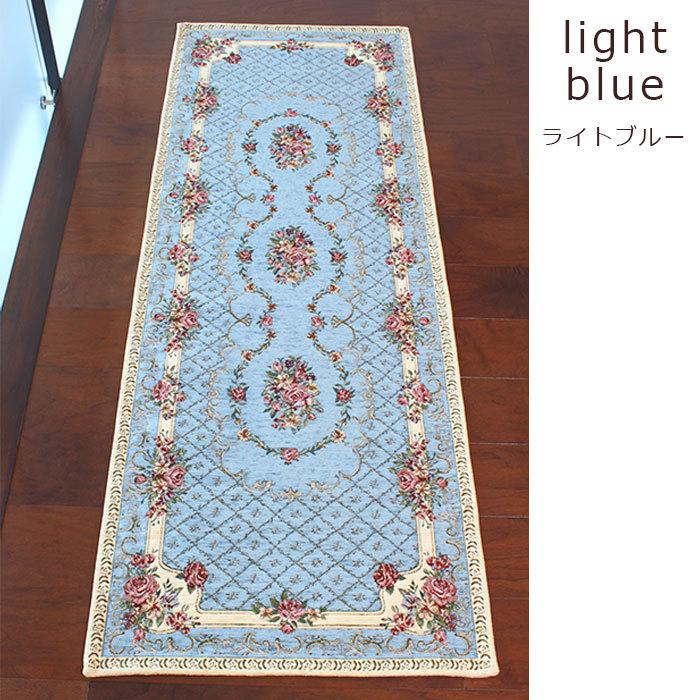 キッチンマット ブーケ 約65×180cm 【送料無料】 キッチン マット 台所 洗面所 脱衣所 花柄 フラワー バラ 薔薇 洗える 洗濯可 イタリア製_3