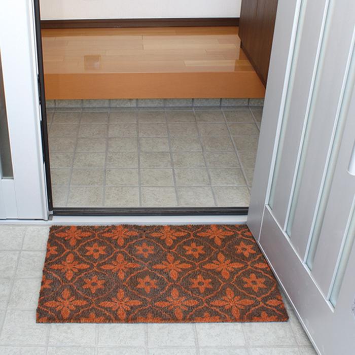 外用 玄関マット 幾何学 約60×90cm 長方形 ドアマット 屋外