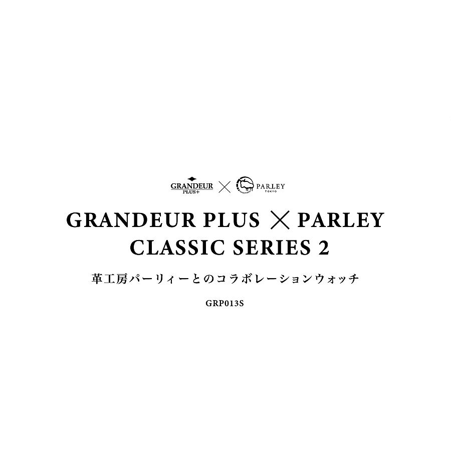 GRP013S 腕時計 メンズ ウォッチ 革工房パーリィー製 コラボ革ベルト オートマ 自動巻 GRANDEUR PLUS グランドールプラス 1年保証 【北海道も送料無料 SALE】 | GRANDEUR PLUS | 02