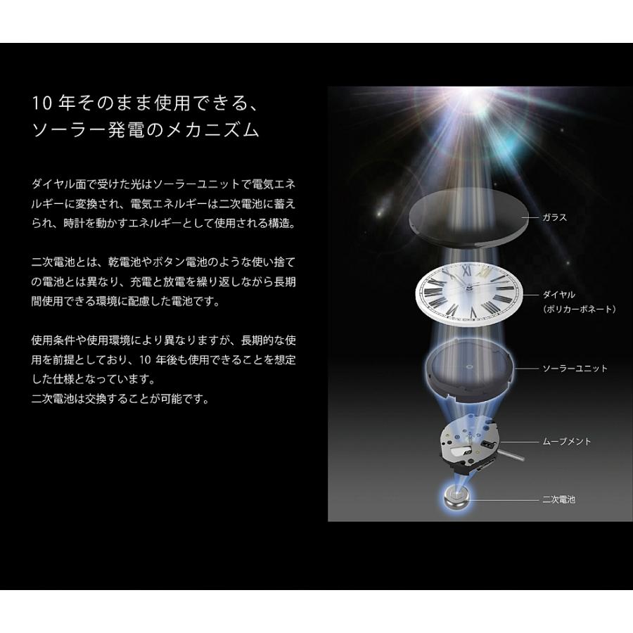 日本製 腕時計 ウッドベゼル ソーラーウォッチ GRP016 【日本全国どこでも送料無料 SALE】 メンズ レディース 男女兼用 ステンレス グランドールプラス 1年保証 | GRAN DEUR | 15