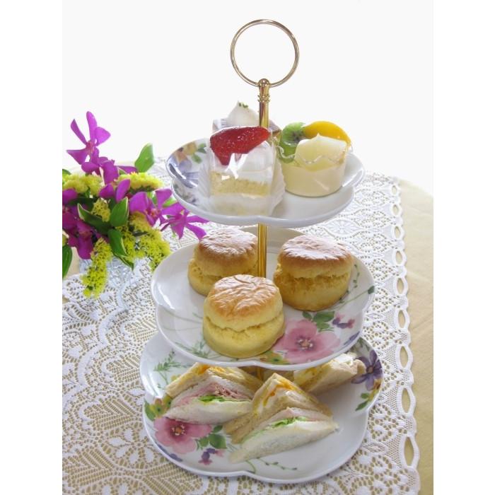 有田焼 花かれん ３段ケーキスタンド 日本製 送料無料 Sale 花柄 フラワー お洒落 オシャレ 食器 ありたやき K0313 K トレンド 通販 Yahoo ショッピング