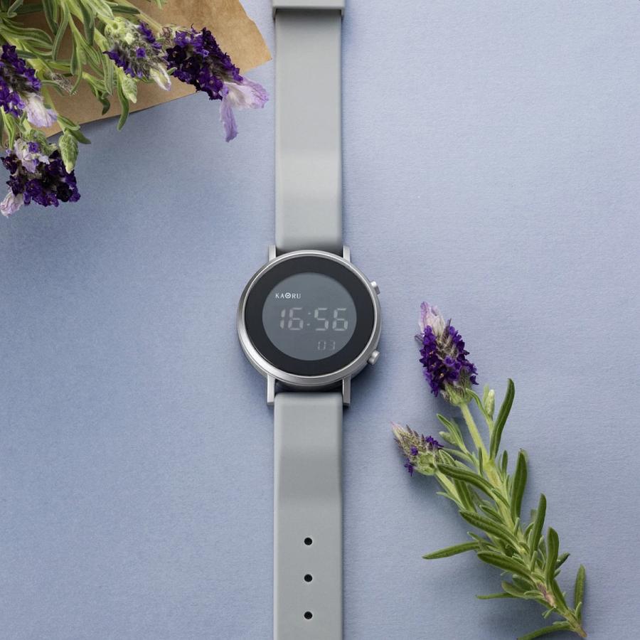 香りがする 腕時計 デジタル アロマ フレングランス 【北海道も送料無料 SALE】 KAORU010 ウォッチ 時計 ウォッチ シリコンバンド KAORU カオル 1年保証 gift |  | 15