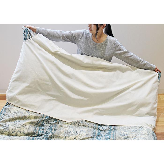 綿100％ ロングタイプ 衿カバー 2枚セット 通年用 / 約150×75cm S
