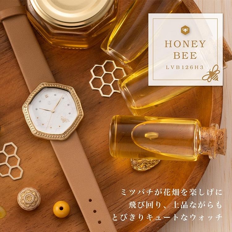 LOV-IN Bouquet LVB126H 腕時計 レディース ミツバチモチーフウォッチ