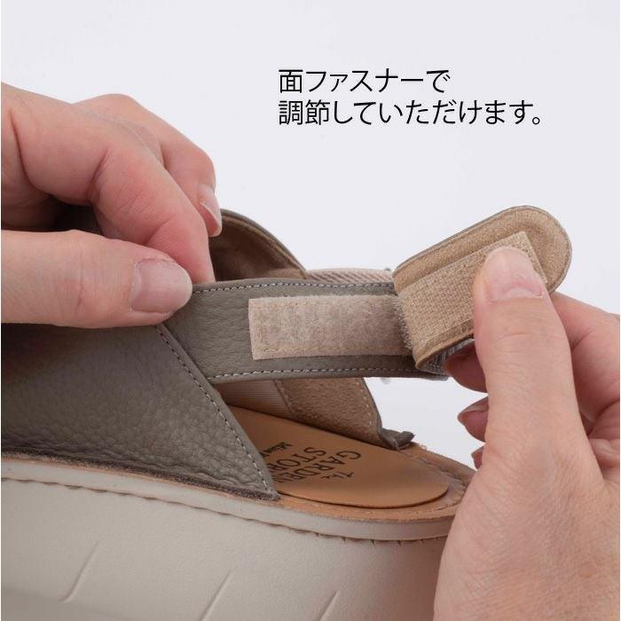 M.&KYOKO（エムアンドキョウコ） 4E 踵しっかりサボサンダル ミス