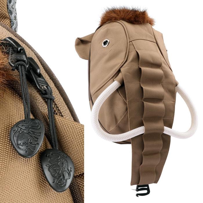 マンモス スリングバッグ BRN【送料無料】MO-129 撥水 ボディバッグ ショルダーバッグ カバン 鞄 容量7.5L 高さ34×幅23×奥行14cm MORN CREATIONS mo129 | ブランド登録なし | 03