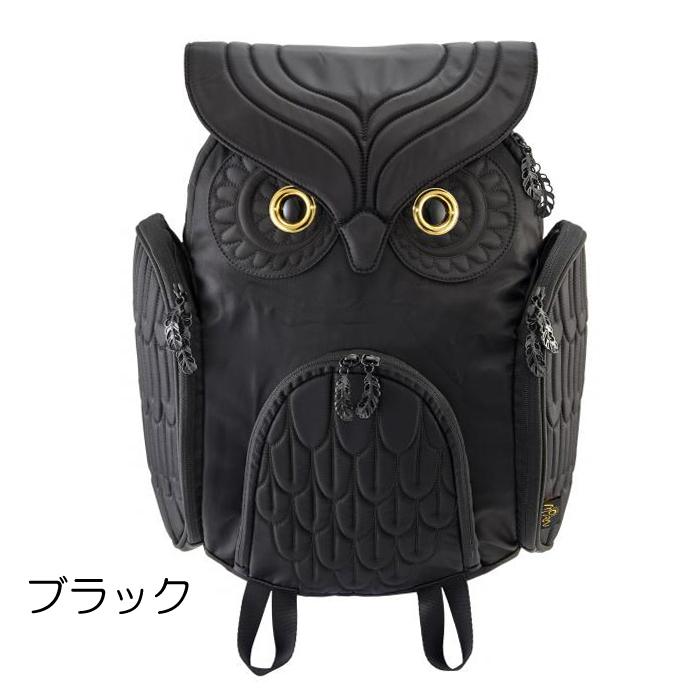 ミミズク クラシックバックパック Ｌサイズ OW-301 【送料無料】 A4対応 容量約19L 撥水加工 リュックサック カバン バッグ 鞄 フクロウ MORN CREATIONSの画像