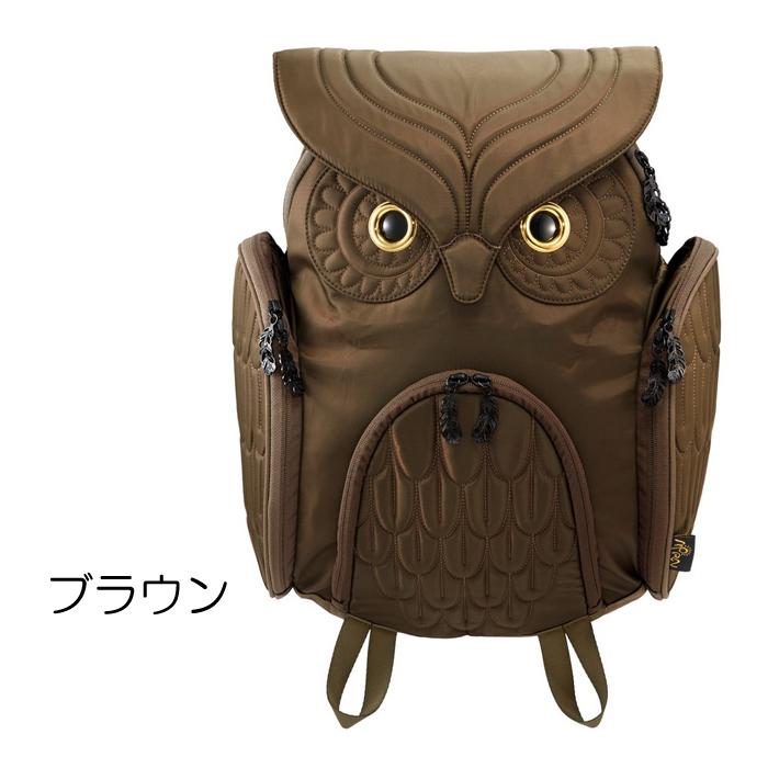 ミミズク クラシックバックパック Ｌサイズ OW-301 【送料無料】 A4対応 容量約19L 撥水加工 リュックサック カバン バッグ 鞄 フクロウ MORN CREATIONSの画像