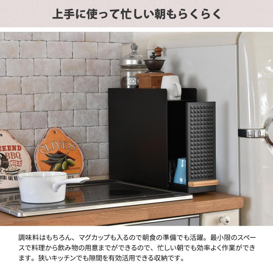 新品未開封！TREE スライド収納調味料ラック コンパクトタイプ ブラック Amazon.co.jp: TREE スライド収納調味料ラック コンパクトタイプ