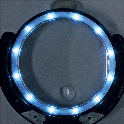 LEDライト付 スタンドルーペ TS-9 【送料無料 SALE】 拡大鏡 老眼鏡 両手が使える 手持ちルーペ 2way 光る 明るい お手元 裁縫 作業 細かな作業 TSK | ブランド登録なし | 03