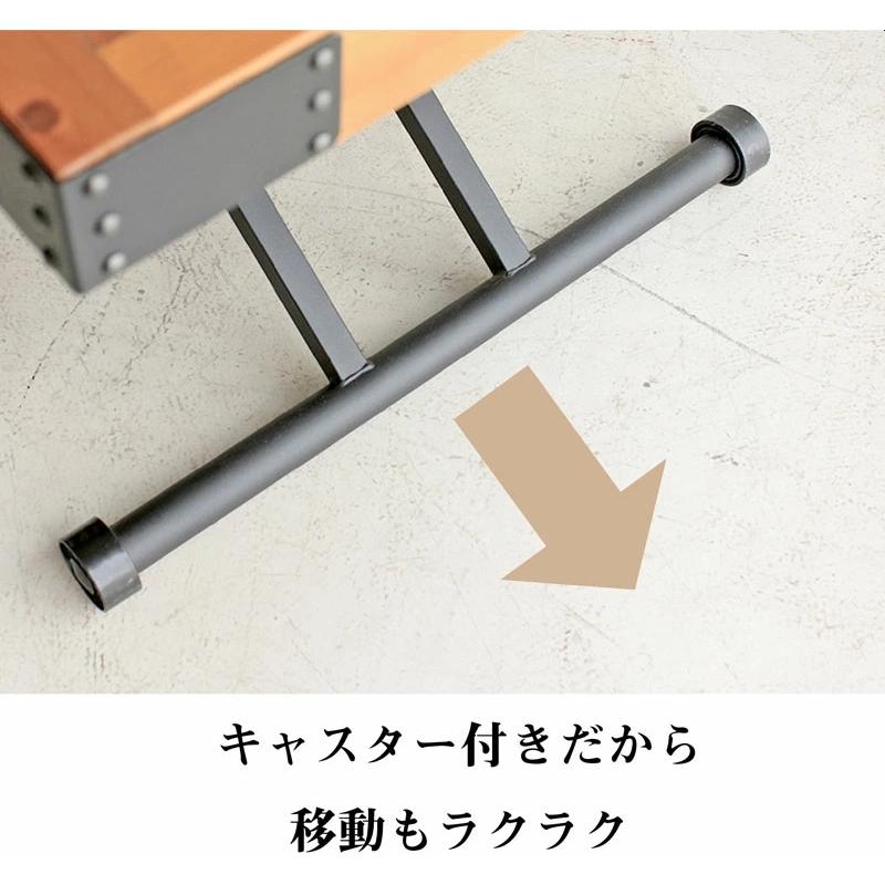 リフティングテーブル プーリー Pulley UP205 110cm 【送料無料 SALE】 昇降テーブル パイン古材 レトロ ビンテージ 幅110cm お洒落 オシャレ 家具 tohma 東馬_5